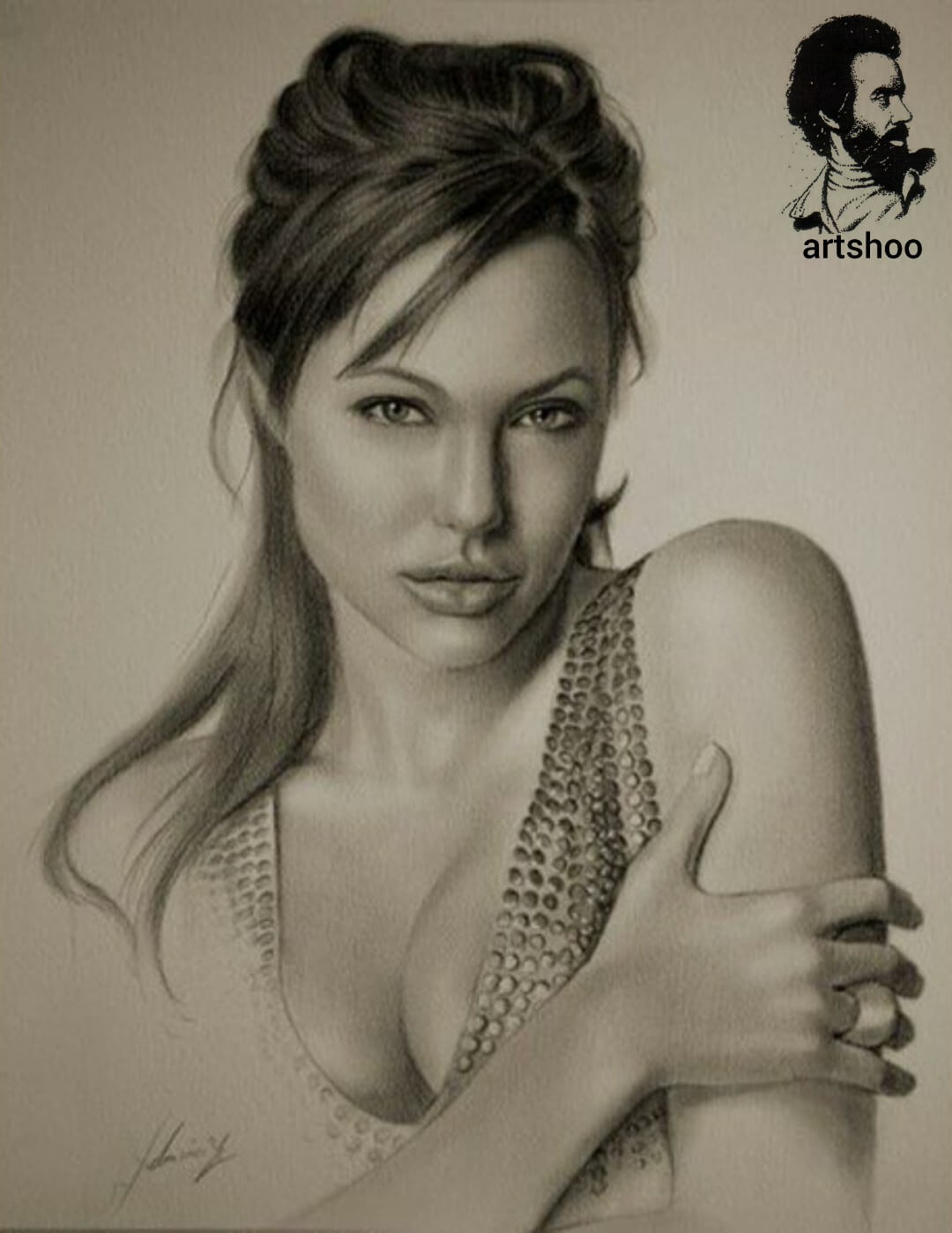 آموزش نقاشی سیاه قلم